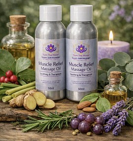 Muscle Relief Massage Oil.